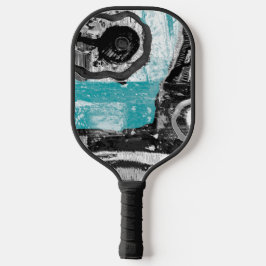 Surface Current – Abstract Flow & Structure Carbon Pickleball Schläger