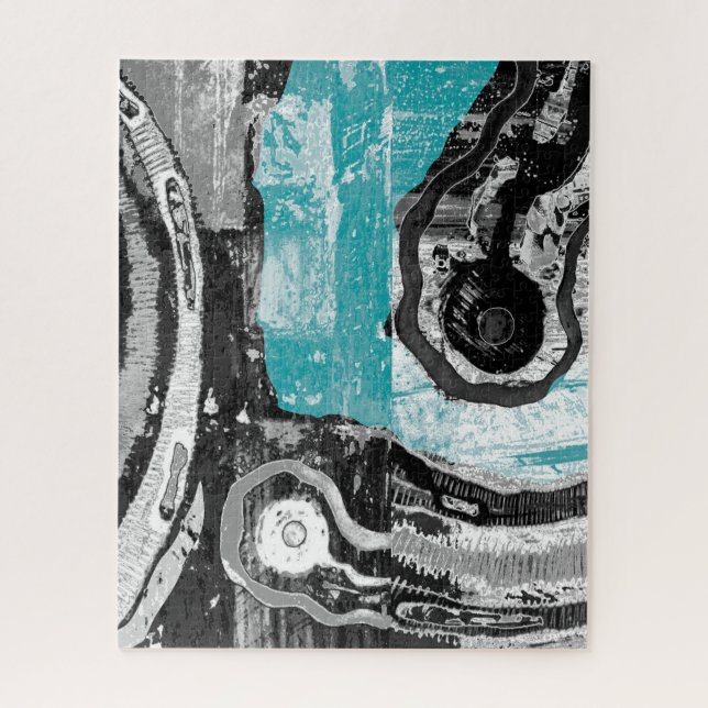 Surface Current – Abstract Flow & Structure Puzzle (Vertikal)