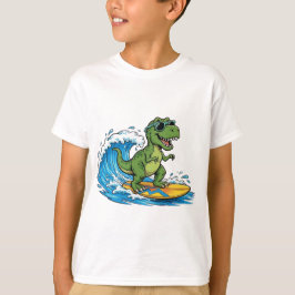 Surfasaurus T-Shirt ein surfernder Dinosaurier