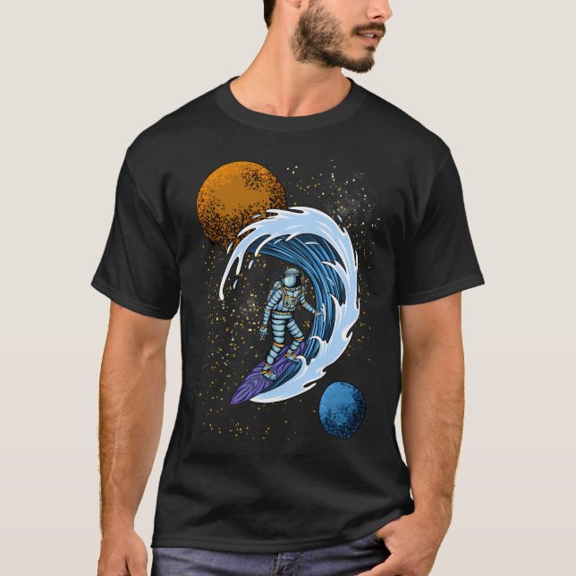 Surfastronaut 2 T-Shirt (Vorderseite)