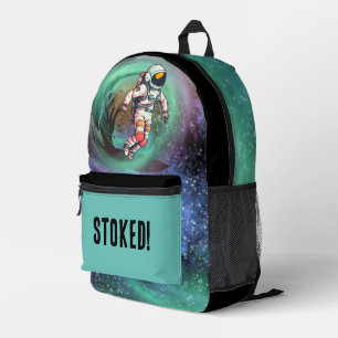 Surfastronaut   Stoked Backpack Bedruckter Rucksack