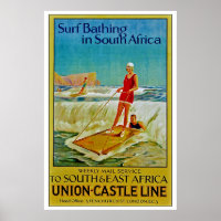 Surfbaden in Südafrika