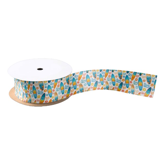 Surfboard Ribbon Satinband (Spule)
