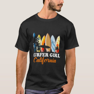 Surfboard Surfing California Beach Summer T-Shirt