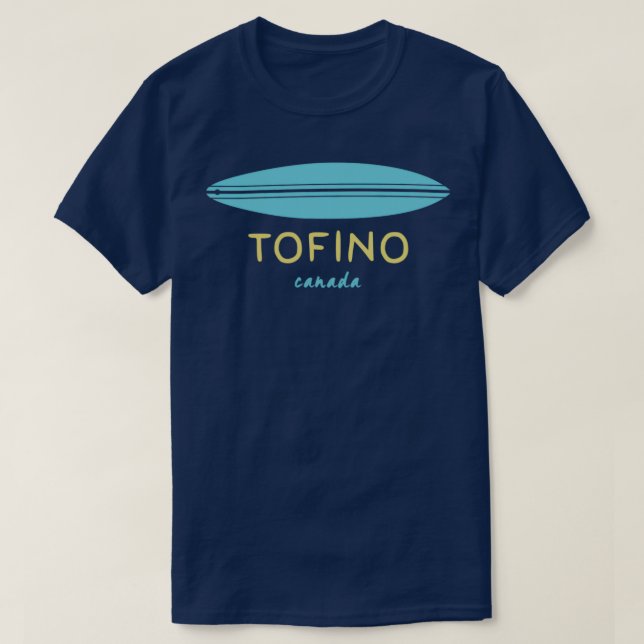 SURFBOARD TOFINO CANADA T-Shirt (Design vorne)