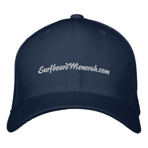 SurfboardMenorah.com Bestickte Baseballkappe
