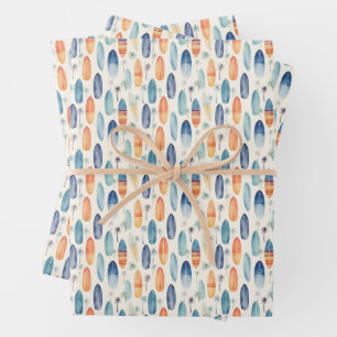 Surfboards auf Elfenbeinküste Geschenkpapier Set