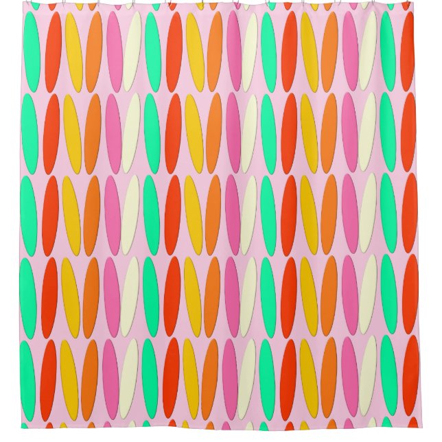 Surfboards Duschvorhang (Vorderseite)