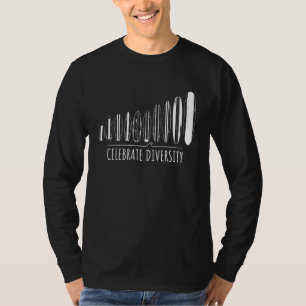 Surfboards feiern Diversity Inklusion Lgbt Prid T-Shirt