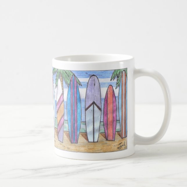 SURFBOARDS Tasse (Rechts)