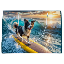 Surfborder Collie Große Geschenktüte