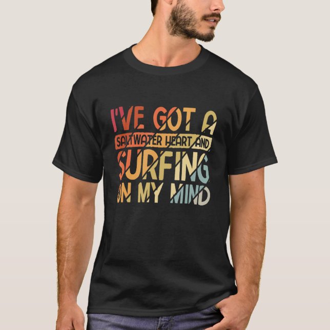Surfbrett 2 T-Shirt (Vorderseite)