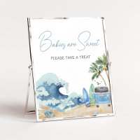 Surfbrett Beach Baby Dusche Kinder sind süß
