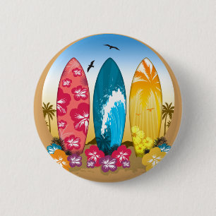Surfbrett Button