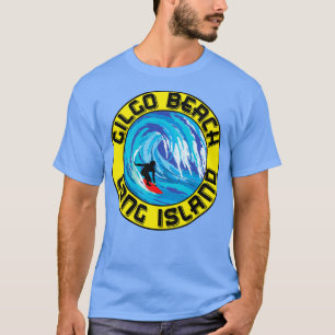 Surfbrett GILGO BEACH LANGE INSEL NEW YORK Surf Su T-Shirt