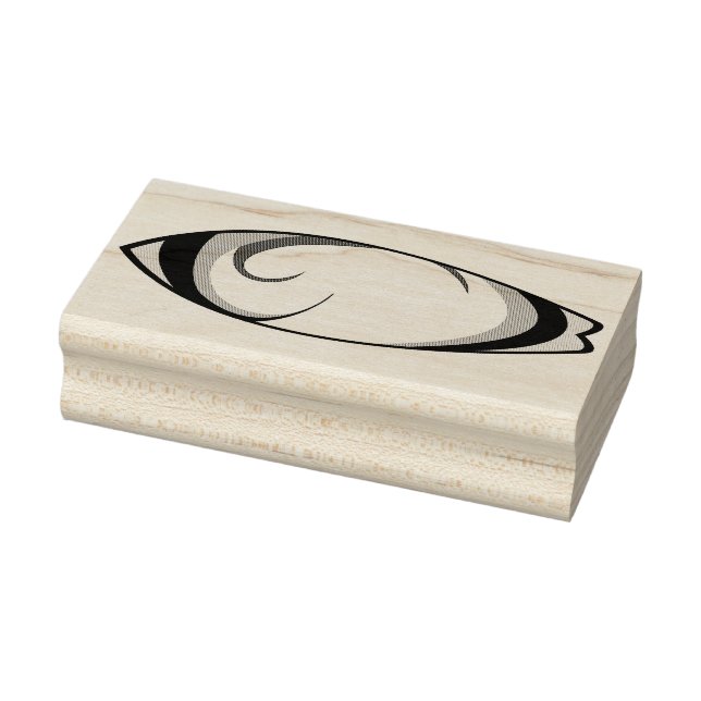 Surfbrett Gummistempel (Stempel)