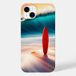Surfbrett in Sand Case-Mate iPhone 14 Plus Hülle