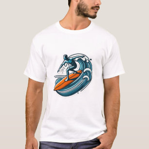 Surfbrett Orange T-Shirt