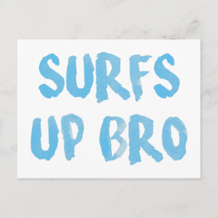 Surfbrett Postkarte