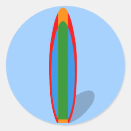 Surfbrett Runder Aufkleber