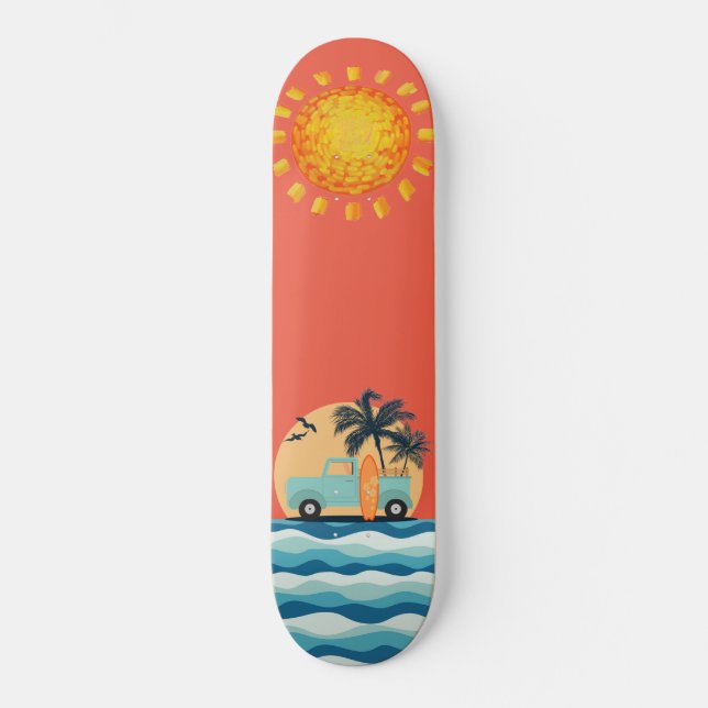Surfbrett Skateboard (Vorderseite)