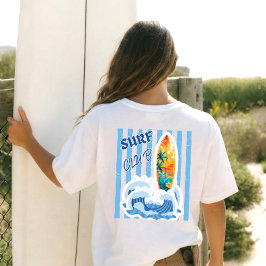 Surfbrett Strandkleidung im Stripper-Look T-Shirt