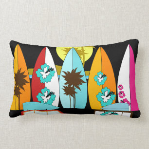 Surfbrett-Strandwertlos surfende Hippie-Packwagen Lendenkissen