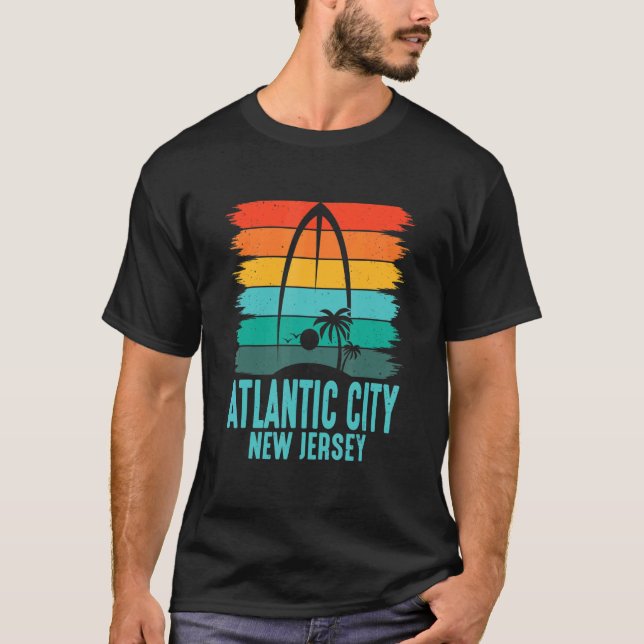 Surfbrett Surfbrett Surfbrett T-Shirt (Vorderseite)