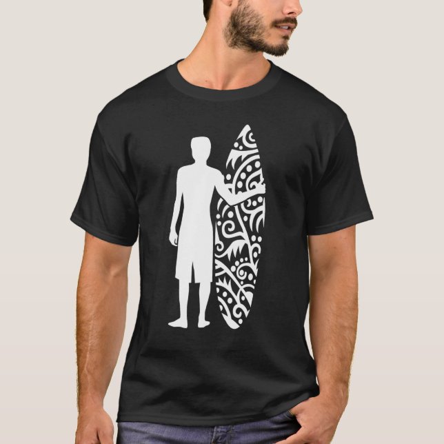 Surfbrett T-Shirt (Vorderseite)