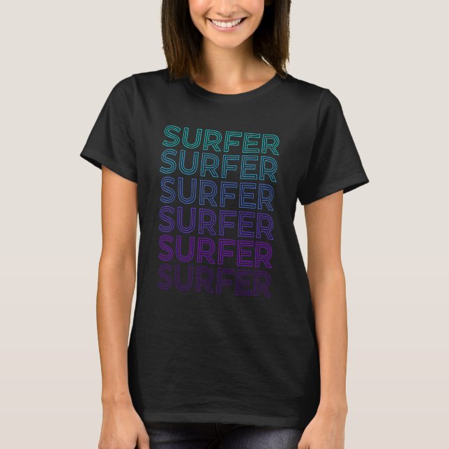 Surfbrett T-Shirt (Vorderseite)