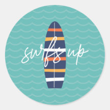 Surfbrett und Wellen Geburtstagsparty