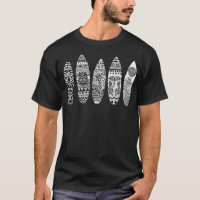 Surfbrett Vintag Retro Maori Surfboarder