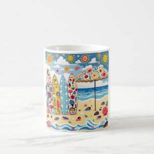 Surfbrett-Volksmug Kaffeetasse