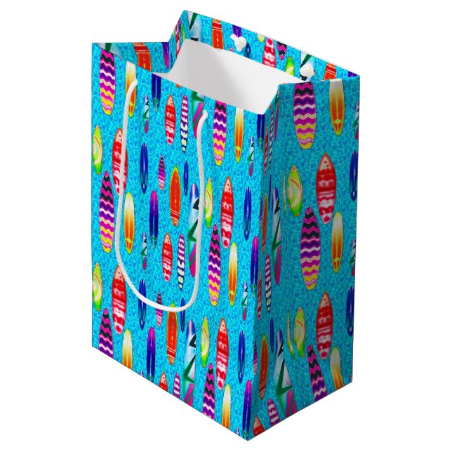 Surfbretter 1 mittlere geschenktüte (Vorderseite Schrägansicht)
