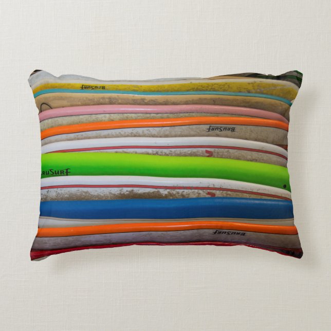 Surfbretter für gemietetes Foto - Accent Pillow Dekokissen (Vorderseite)