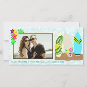 Surfbretter Hawaiian Weihnachten