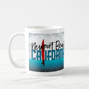 Surfbretter in Newport Beach California Kaffeetasse