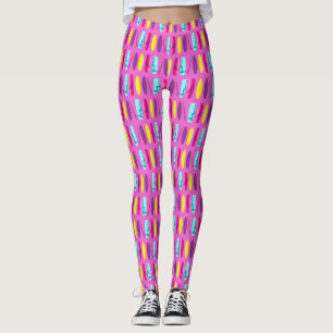 Surfbretter in rosa leggings