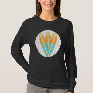Surfbretter mit langen Brettern Surfbretter Sommer T-Shirt