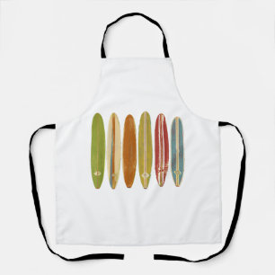 Surfbretter mit Longboard Vintag im Retro-Stil Schürze