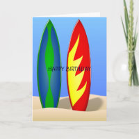 Surfbretter Retro-Surfen Geburtstag