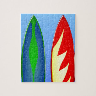 Surfbretter Retro-Surfen Puzzle
