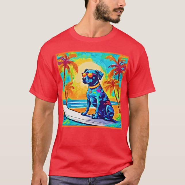 Surfbretter: Sonnenbrille T-Shirt (Vorderseite)