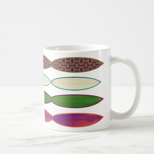 Surfbretter ~ Surfen Kaffeetasse (Rechts)