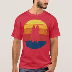Surfbretter Surfer Vintag T-Shirt