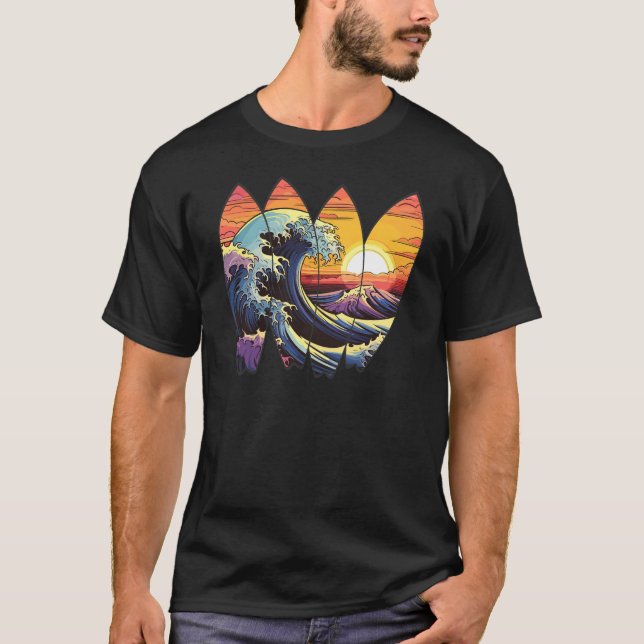 Surfbretter T-Shirt (Vorderseite)