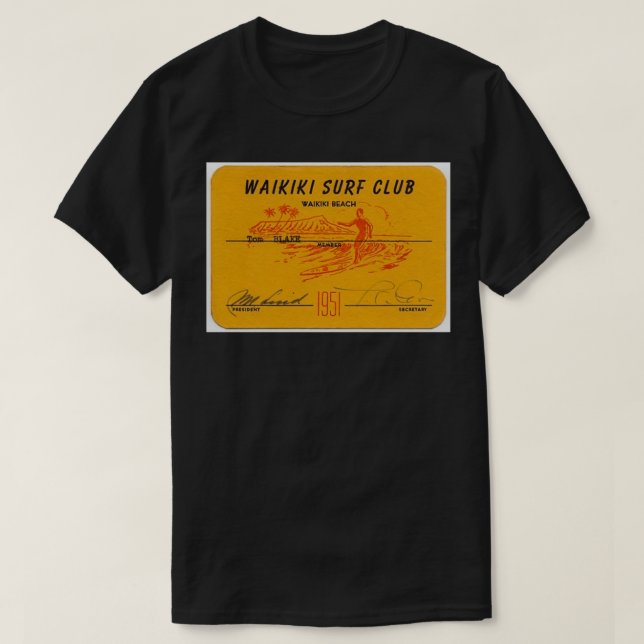 Surfclub T-Shirt (Design vorne)