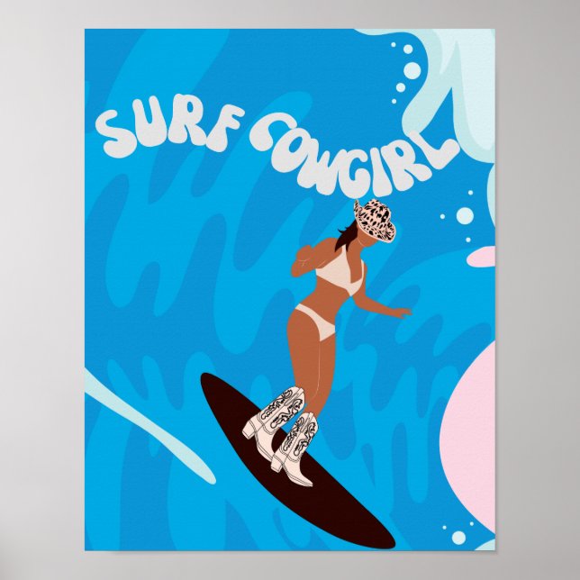 Surfcowgirl Poster (Vorne)