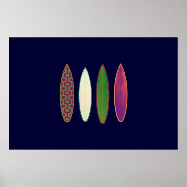 Surfdruck für Wände Poster (Vorne)