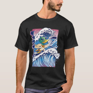 Surfduck Vaporwave Cool Retro Fun Seltsam Bizarr T-Shirt